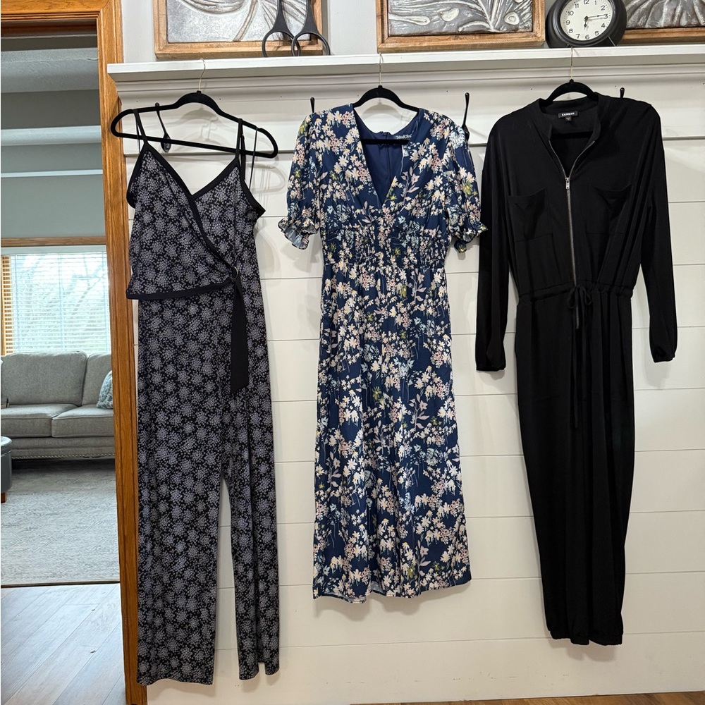 Lot of 3 Jumpsuits. Michael Kors, Mod and Express size XL